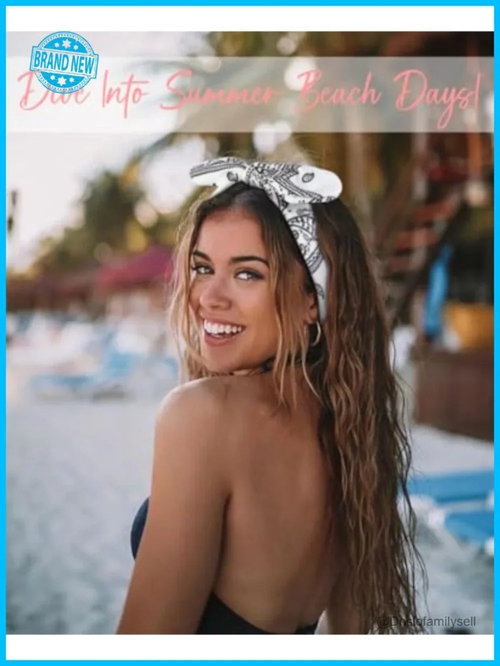 Boho Paisley Print Bow Headbands - Non Slip Wide Headwraps 6 Pack